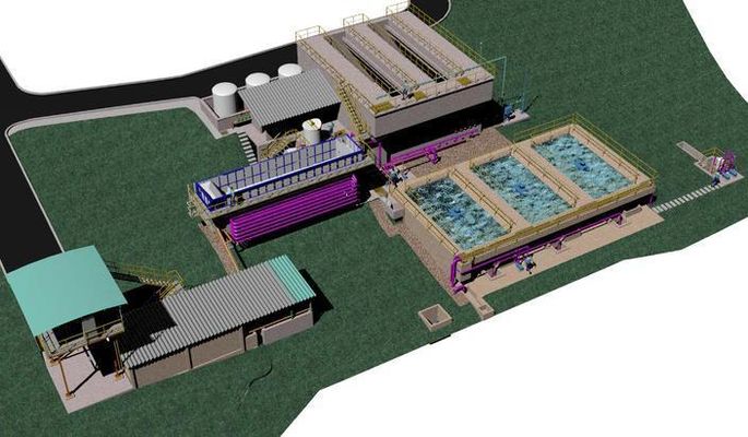 “之前的处理工艺和设备是地埋式的