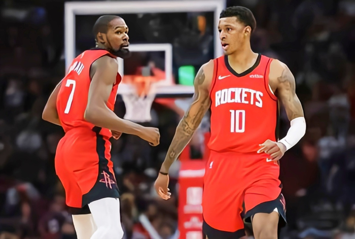 火箭队大胜老鹰反超森林狼重回西部第四